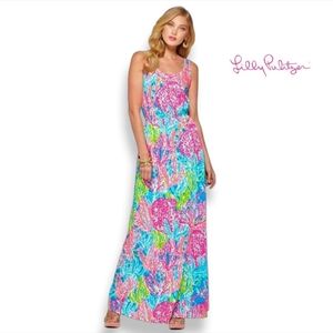 Lilly Pulitzer Tria Maxi Tank Dress in Let's Cha Cha, Size XS ✨️Holy Grail Rare✨